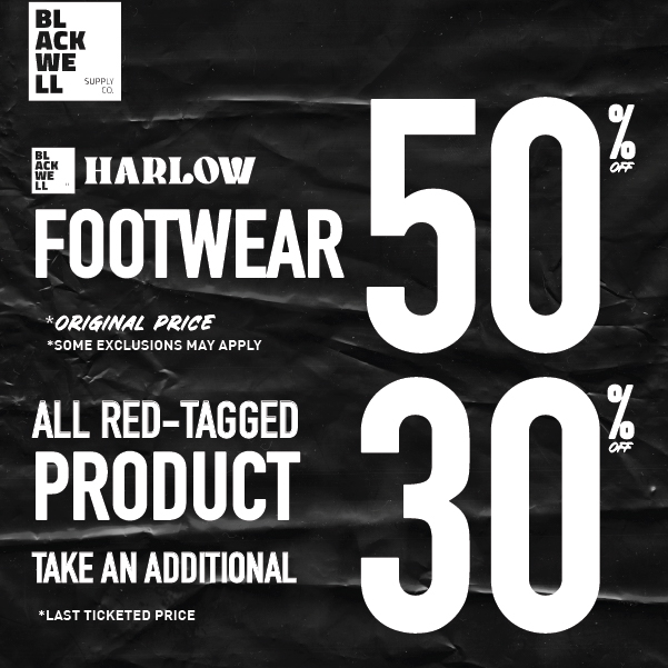 50% OFF BLACKWELL & HARLOW FOOTWEAR